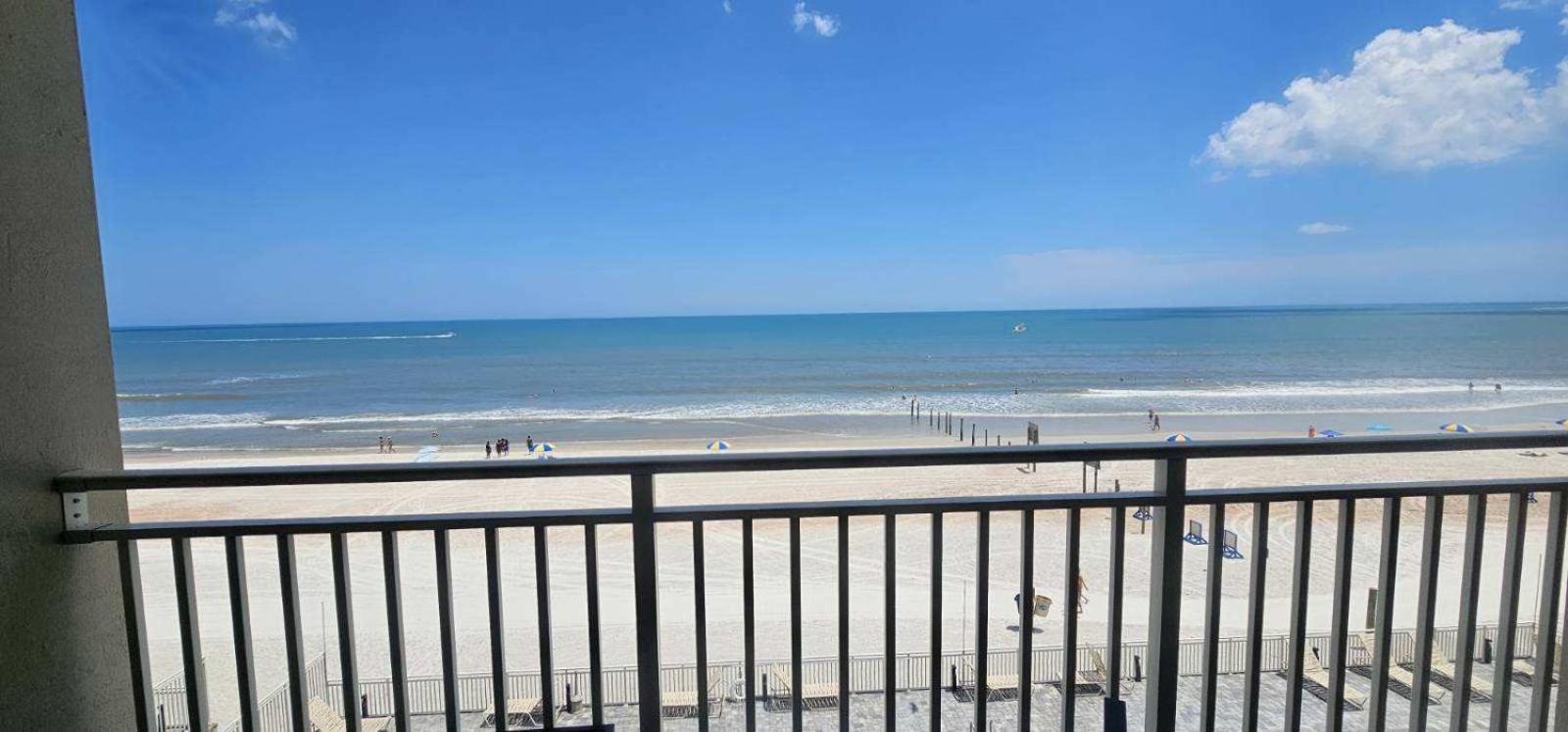Ferienwohnung Ocean Breeze - Direct Ocean Front-Pool Is Open Daytona Beach Exterior foto
